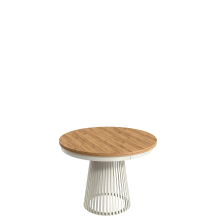 Stół GARDA okrągły rozkładany, podstawa kaszmir blat Kraft Złoty Podstawowe