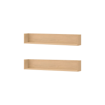 Półka ścienna na książki do pokoju nastolatka WO-10 Dąb 2szt WOOW Podstawowe