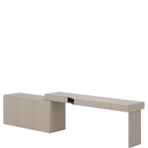 Biurko młodzieżowe z komodą SET-04P WOOW Podstawowe