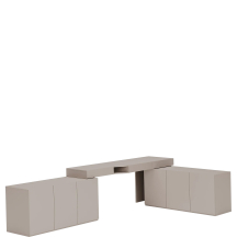 Zestaw komód młodzieżowych z biurkiem SET-07P WOOW Podstawowe