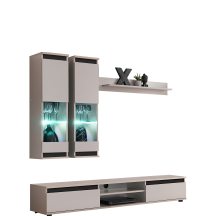 Meblościanka MODO Kaszmir / Czarny Podstawowe