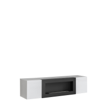 Komoda wisząca z biokominkiem SBK Perla Gray FLY Podstawowe