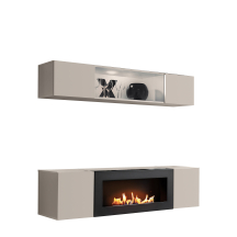 Meblościanka z biokominkiem N3 Kaszmir FLY KASZMIR Podstawowe