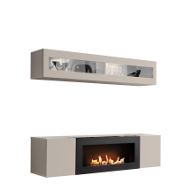 Meblościanka z biokominkiem N2 Kaszmir FLY KASZMIR Podstawowe