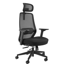 Fotel obrotowy biurowy SONIC z zagłówkiem Podstawowe (1)