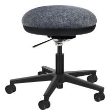 Hoker obrotowy tapicerowany TURINI Podstawowe