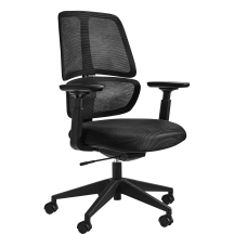 Fotel obrotowy ergonomiczny ERGO LOW Tkanina Podstawowe (1)