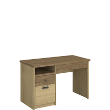 Biurko młodzieżowe z drzwiczkami i szufladami Dąb Cremona / Dąb Lefkas DENZEL Podstawowe