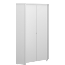 Szafa narożna dwudrzwiowa młodzieżowa biały mat Podstawowe