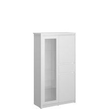 Niska witryna kredens do salonu jadalni biały mat ERDEN Podstawowe