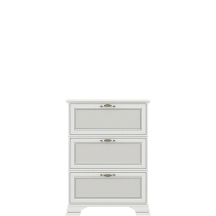 Wysoka szafka na buty do przedpokoju Fineline Crema TIFFANY II Podstawowe