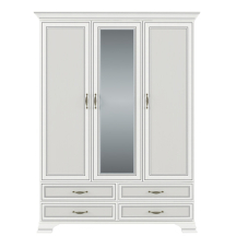 Szafa 3-drzwiowa z lustrem i szufladami Fineline Crema TIFFANY II Podstawowe