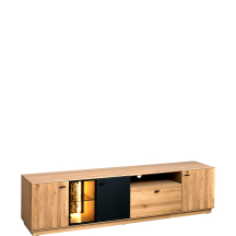 Szafka RTV z oświetleniem COR.052.03.L Lakier CORENA LAKIER Podstawowe