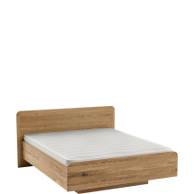 Łóżko dębowe 160 x 200 ze stelażem bez pojemnika MONA.095.14 Dąb Miodowy MONACO Podstawowe