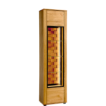 Witryna dębowa 1-drzwiowa z oświetleniem Typ 10 LUNA Podstawowe