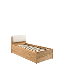 Łóżko 90 x 200 Typ 90 ze stelażem pojemnikiem i zagłówkiem ATLANTA Podstawowe (1)