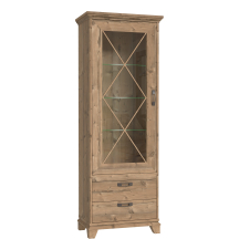 Witryna 1-drzwiowa z szufladami EPLV711B-S17 NEPAL Podstawowe