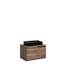 Szafka łazienkowa wisząca z umywalką 80 cm SANTA FE OAK Podstawowe