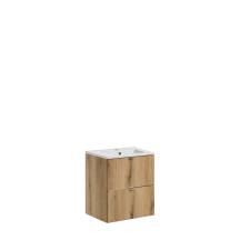 Zestaw szafek łazienkowych 50 cm z umywalką meblową NOVA OAK Podstawowe