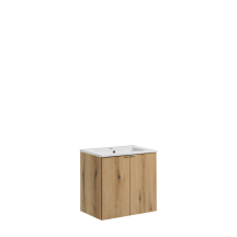 Zestaw szafek łazienkowych 60 cm z umywalką meblową NOVA OAK Podstawowe