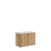Zestaw szafek łazienkowych 80 cm z umywalką meblową NOVA OAK Podstawowe