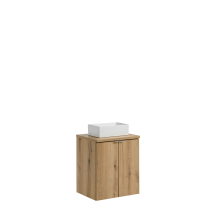 Szafka łazienkowa wisząca z umywalką 50 cm NOVA OAK Podstawowe