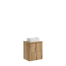 Szafka łazienkowa wisząca z umywalką 50 cm NOVA OAK Podstawowe