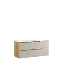 Zestaw szafek łazienkowych z umywalką 120 cm OCEAN BEIGE Podstawowe