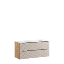 Zestaw szafka łazienkowa z umywalką 120 cm OCEAN BEIGE Podstawowe