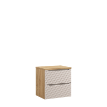 Szafka łazienkowa wisząca z blatem 60 cm OCEAN BEIGE Podstawowe