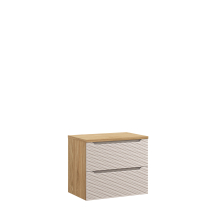 Szafka łazienkowa wisząca z blatem 70 cm OCEAN BEIGE Podstawowe