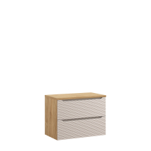 Szafka łazienkowa wisząca z blatem 80 cm OCEAN BEIGE Podstawowe