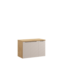 Szafka łazienkowa wisząca z blatem 90 cm OCEAN BEIGE Podstawowe