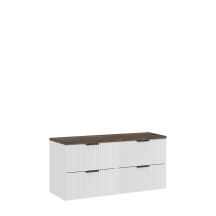 Zestaw szafek łazienkowych z blatem 120 cm ADEL WHITE Podstawowe