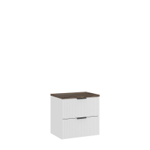 Szafka łazienkowa wisząca z blatem 60 cm ADEL WHITE Podstawowe