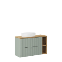 Zestaw szafka łazienkowa z umywalką 100 cm LINE REED GREEN Podstawowe