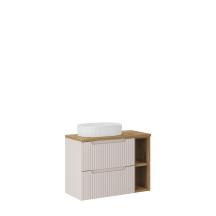 Szafka łazienkowa wisząca 80 cm z umywalką NOVA CASHMERE Podstawowe