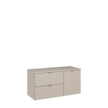 Zestaw szafek łazienkowych z koszem i blatem 100 cm DALIA CASHMERE Podstawowe