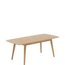 Stół drewniany rozkładany dębowy 160+37x90x76 ST307 Podstawowe