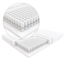 Kieszeniowy materac STEP Hilding dla par i seniorów Podstawowe