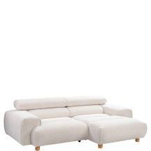 Narożnik bez funkcji z ruchomymi zagłówkami NARA PR1 2-OT Podstawowe