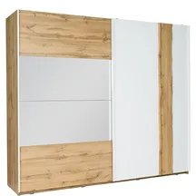 Szafa 2 drzwiowa z lustrem 250 cm WOOD Podstawowe