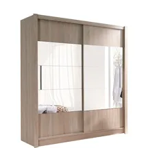 Szafa przesuwna ROMA z lustrem 180 cm Dąb Sonoma Podstawowe