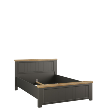 Łóżko do sypialni 140 x 200 PNTL1142-Q243 Szare PONTYPOOL Podstawowe