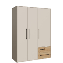 Szafa 3-drzwiowa z szufladami MKSS833-M946 Piaskowy / Dąb Artisan JUPITER Podstawowe