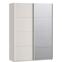Szafa 2-drzwiowa z lustrem 150 cm SSQS72414-U60 Piaskowy SOPHISTISPACE/SD3 Podstawowe