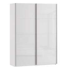 Szafa 2-drzwiowa 150 cm SSQS72411-C04 Biały / Biały Połysk SOPHISTISPACE/SD3 Podstawowe