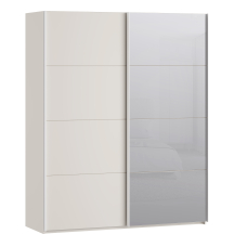 Szafa 2-drzwiowa z lustrem 170 cm SSQS82412-U60 Piaskowy SOPHISTISPACE/SD3 Podstawowe