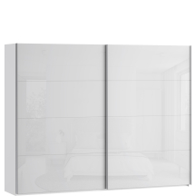 Szafa 2-drzwiowa 270 cm SSQS12411-C04 Biały / Biały Połysk SOPHISTISPACE/SD3 Podstawowe