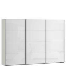 Szafa 2-drzwiowa 300 cm SSQS23411-C04 Biały / Biały Połysk SOPHISTISPACE/SD3 Podstawowe